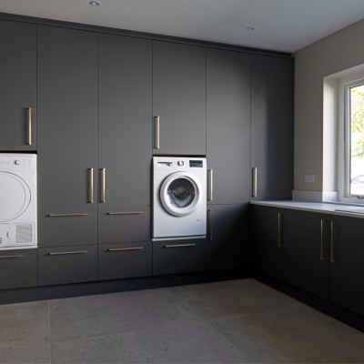 matt grey kitchen design 15